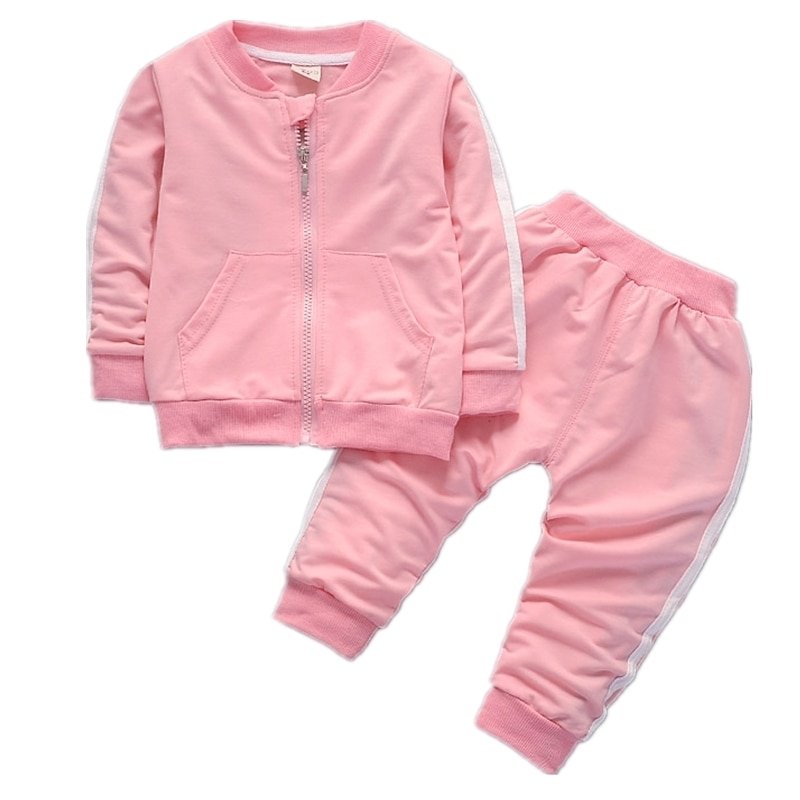 Kid's Cotton Jacket with Pants Tracksuit | For Happy Baby